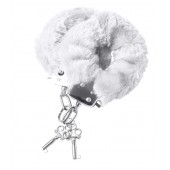 Наручники с белой меховой опушкой - ToyFa - купить с доставкой в Березниках