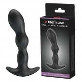 Черный анальный стимулятор простаты с вибрацией Special Anal Massager - 14,5 см. - Baile - в Березниках купить с доставкой