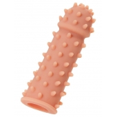 Телесная реалистичная насадка KOKOS Extreme Sleeve 03 с дополнительной стимуляцией - 12,7 см. - KOKOS - в Березниках купить с доставкой