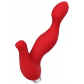 Красный силиконовый вибростимулятор простаты Proman - 12,5 см. - ToyFa - в Березниках купить с доставкой
