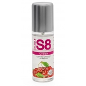 Смазка на водной основе S8 Flavored Lube со вкусом вишни - 125 мл. - Stimul8 - купить с доставкой в Березниках