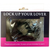 Черные меховые наручники Love с ключиками - Baile - купить с доставкой в Березниках