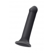 Черный фаллос на присоске Silicone Bendable Dildo XL - 20 см. - Strap-on-me - купить с доставкой в Березниках