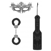 Черный игровой набор Introductory Bondage Kit №4 - Shots Media BV - купить с доставкой в Березниках
