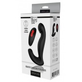 Черный вибромассажер простаты SWIRLING P-PLEASER - Dream Toys - в Березниках купить с доставкой