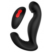 Черный вибромассажер простаты SWIRLING P-PLEASER - Dream Toys - в Березниках купить с доставкой