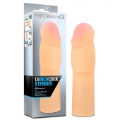 Телесная насадка-удлинитель на пенис PERFORMANCE 1.5INCH COCK XTENDER - 16 см. - Blush Novelties - в Березниках купить с доставкой