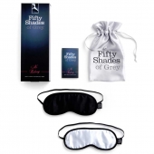 Набор из двух масок на глаза Soft Blindfold Twin Pack - Fifty Shades of Grey - купить с доставкой в Березниках