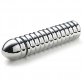 Рельефный фаллос для интенсивного электросекса Groovey George - 20 см. - MyStim - купить с доставкой в Березниках