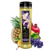 Массажное масло Libido Exotic Fruits с ароматом экзотических фруктов - 240 мл. - Shunga - купить с доставкой в Березниках