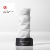 Белый 3D мастурбатор POLYGON - Tenga - в Березниках купить с доставкой