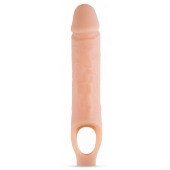 Телесный реалистичный фаллоудлинитель 10 Inch Silicone Cock Sheath Penis Extender - 25,4 см. - Blush Novelties - в Березниках купить с доставкой