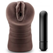 Коричневый мастурбатор-вагина Hot Chocolate Brianna - Blush Novelties - в Березниках купить с доставкой