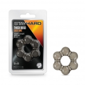 Дымчатое эрекционное кольцо Stay Hard Thick Bead Cock Ring - Blush Novelties - в Березниках купить с доставкой