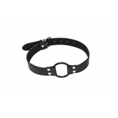 Черный кляп-кольцо Modesty - Lola Games - купить с доставкой в Березниках