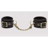 Черные наручники Bound to You Faux Leather Wrist Cuffs - Fifty Shades of Grey - купить с доставкой в Березниках