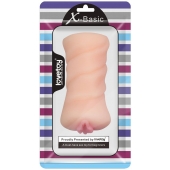 Телесный мастурбатор-вагина X-Basic Pocket Pussy без вибрации - Lovetoy - в Березниках купить с доставкой