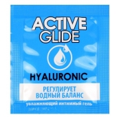 Лубрикант на водной основе Active Glide с гиалуроновой кислотой - 3 гр. - Биоритм - купить с доставкой в Березниках