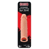 Телесная насадка EXTENDER WITH BALL STRAP 6.5 - 17 см. - Dream Toys - в Березниках купить с доставкой