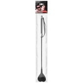 Черный стек с наконечником-сердечком - 54 см. - Notabu - купить с доставкой в Березниках