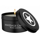 Массажная свеча с ароматом розы Massage Candle - Shots Media BV - купить с доставкой в Березниках