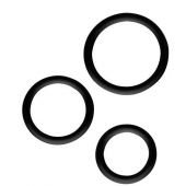 Набор из 3 эрекционных колец SILICONE COCKRINGS - Dream Toys - в Березниках купить с доставкой