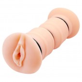 Телесный вибромастурбатор-вагина Michelle - Baile - в Березниках купить с доставкой