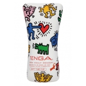 Мастурбатор-туба Keith Haring Soft Tube CUP - Tenga - в Березниках купить с доставкой