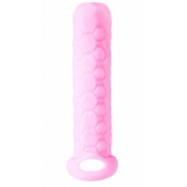 Розовый фаллоудлинитель Homme Long - 13,5 см. - Lola Games - в Березниках купить с доставкой