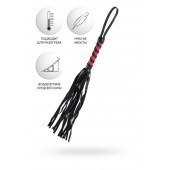 Черно-красный флоггер Anonymo - 45 см. - ToyFa - купить с доставкой в Березниках