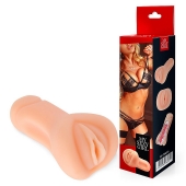 Телесный реалистичный мастурбатор в виде вагины - Bior toys - в Березниках купить с доставкой
