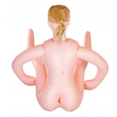 Надувная секс-кукла с реалистичной головой и поднятыми ножками - ToyFa - в Березниках купить с доставкой