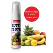 Гель-смазка Tutti-frutti со вкусом тропических фруктов - 30 гр. - Биоритм - купить с доставкой в Березниках