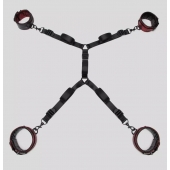 Изысканный набор фиксаций на кровати Reversible Under Mattress Restraint Set - Fifty Shades of Grey - купить с доставкой в Березниках