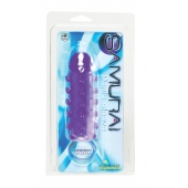 Закрытая фиолетовая насадка с пупырышками SAMURAI PENIS SLEEVE PURPLE - 14,5 см. - NMC - в Березниках купить с доставкой