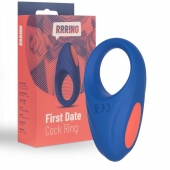 Синее эрекционное кольцо RRRING First Date Cock Ring - FeelzToys - в Березниках купить с доставкой
