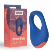 Синее эрекционное кольцо RRRING Dinner Date Cock Ring - FeelzToys - в Березниках купить с доставкой