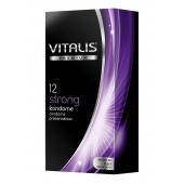Презервативы с утолщённой стенкой VITALIS PREMIUM strong - 12 шт. - Vitalis - купить с доставкой в Березниках
