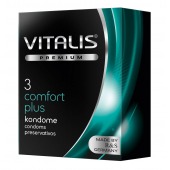 Контурные презервативы VITALIS PREMIUM comfort plus - 3 шт. - Vitalis - купить с доставкой в Березниках