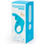 Голубое эрекционное виброкольцо Happy Rabbit Rechargeable Rabbit Cock Ring - Happy Rabbit - в Березниках купить с доставкой