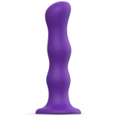 Фиолетовая насадка Strap-On-Me Dildo Geisha Balls size XL - Strap-on-me - купить с доставкой в Березниках