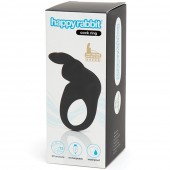 Черное эрекционное виброкольцо Happy Rabbit Rechargeable Rabbit Cock Ring - Happy Rabbit - в Березниках купить с доставкой