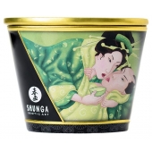 Массажная свеча Exotic Green Tea с ароматом зелёного чая - 170 мл. - Shunga - купить с доставкой в Березниках