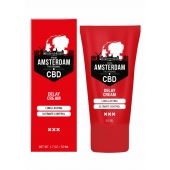 Крем-пролонгатор CBD from Amsterdam Delay Cream - 50 мл. - Shots Media BV - купить с доставкой в Березниках