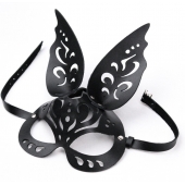 Черная ажурная маска  Зайка  с ушками - Crazy Handmade - купить с доставкой в Березниках