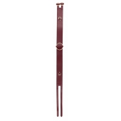 Бордовый ремень Halo Waist Belt - размер L-XL - Shots Media BV - купить с доставкой в Березниках