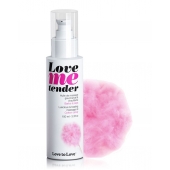 Съедобное согревающее массажное масло Love Me Tender Cotton Candy с ароматом сладкой ваты - 100 мл. - Love to Love - купить с доставкой в Березниках