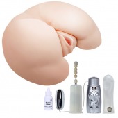 Вибрирующий мастурбатор-попка с ротацией и пультом управления - Baile - в Березниках купить с доставкой