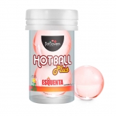 Лубрикант на масляной основе Hot Ball Plus с разогревающим эффектом (2 шарика по 3 гр.) - HotFlowers - купить с доставкой в Березниках