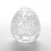 Мастурбатор-яйцо Keith Haring EGG PARTY - Tenga - в Березниках купить с доставкой